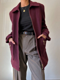 The Aubergine Coat - DMOD Vintage