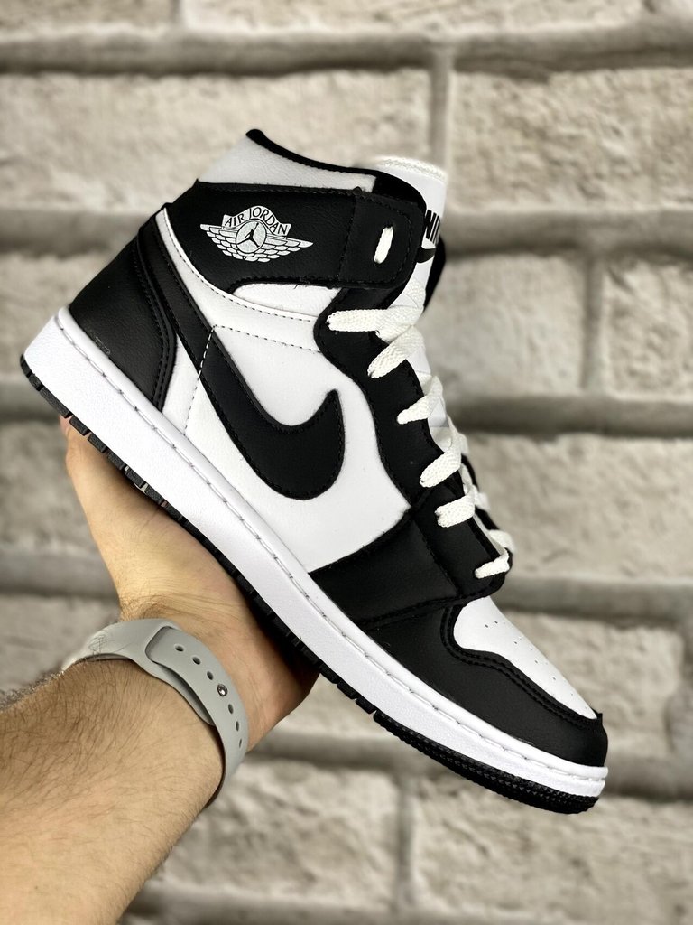 Nike Air Jordan 1 Branco Preto - Hammer Outlet