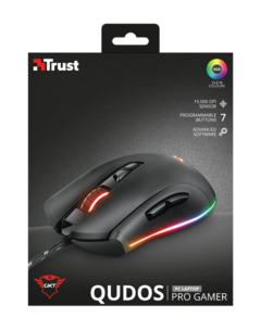 Mouse Gaming Trust Gxt900 Qudos RGB - 908 - tienda online