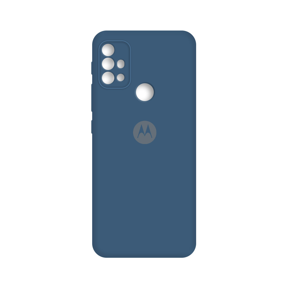 Funda Motorola G30 G20 G10 Silicone Case Felpa y Logo