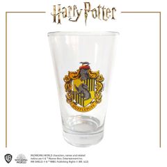 Vaso Vidrio Hufflepuff - Harry Potter - comprar online