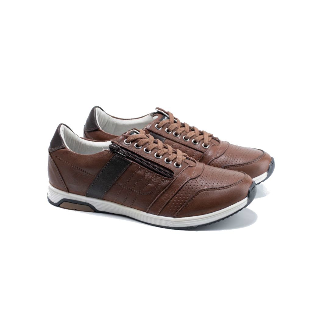 Sapatênis Masculino Pegada Ziper Lateral