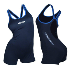 Malla DAK con pierna Enterito Combinado Negro/Azul