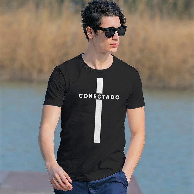 Camiseta Conectado - Comprar em Virtual 77