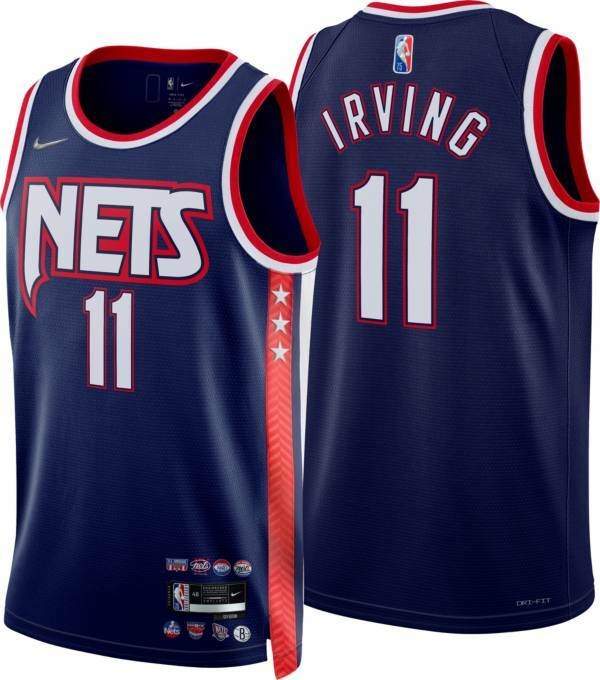 Jersey 75 anos NBA City Edtion 2021-22 Brooklyn Nets #11 Kyrie