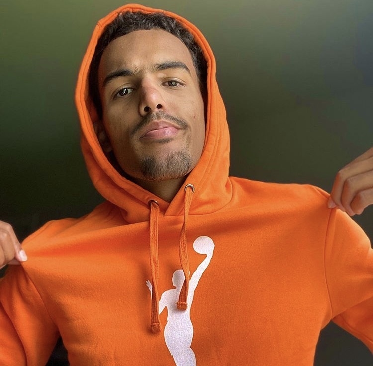 orange busch light moletom com capuz