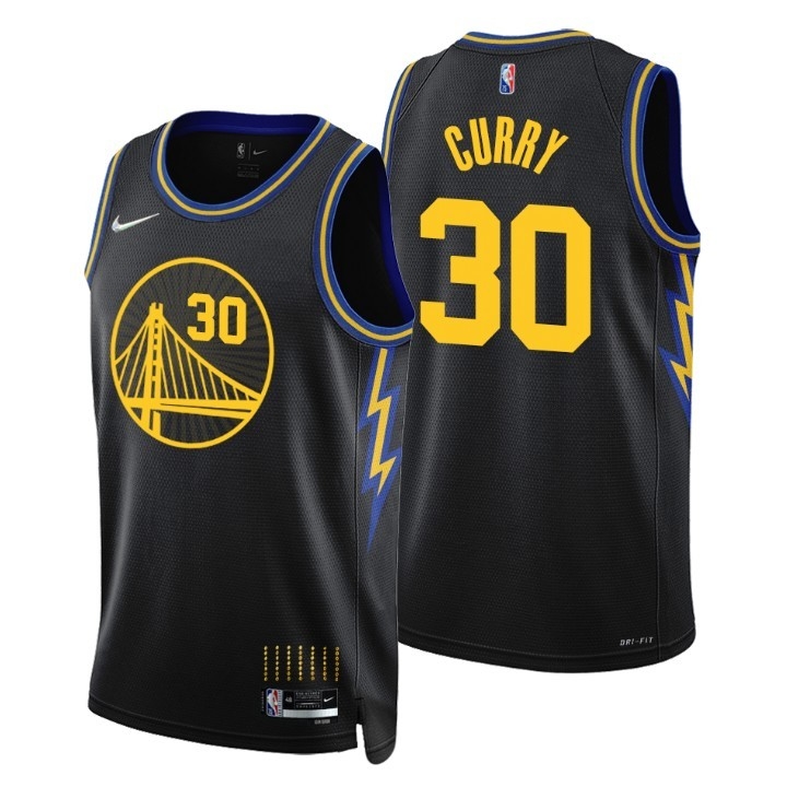 Jersey 75 anos NBA City Edtion 2021-22 Golden State Warriors #30 Curry