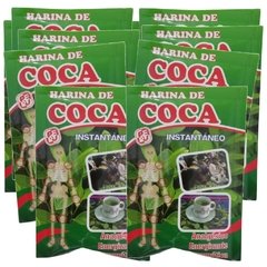 Harina De Coca, pack(10), Peruana, Orgánica, Dolores musculares, Artrosis, Ansiedad