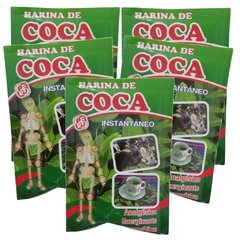 Harina De Coca, pack(5), Peruana, Orgánica, Dolores musculares, Artrosis, Ansiedad