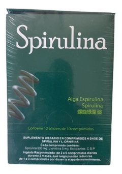 Spirulina En Comprimidos Macrosalud 12 Blisters 10 Comp