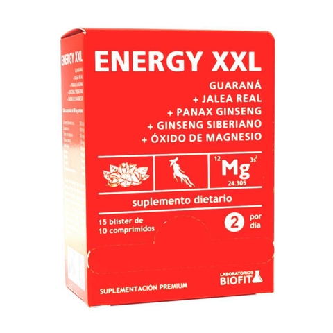 Energy Xxl Biofit Ginseng Coreano-siberiano Energía 150compr