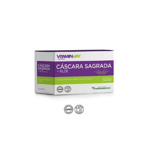 Cáscara Sagrada + Aloe Vitamin Way Laxante 60 comprimidos