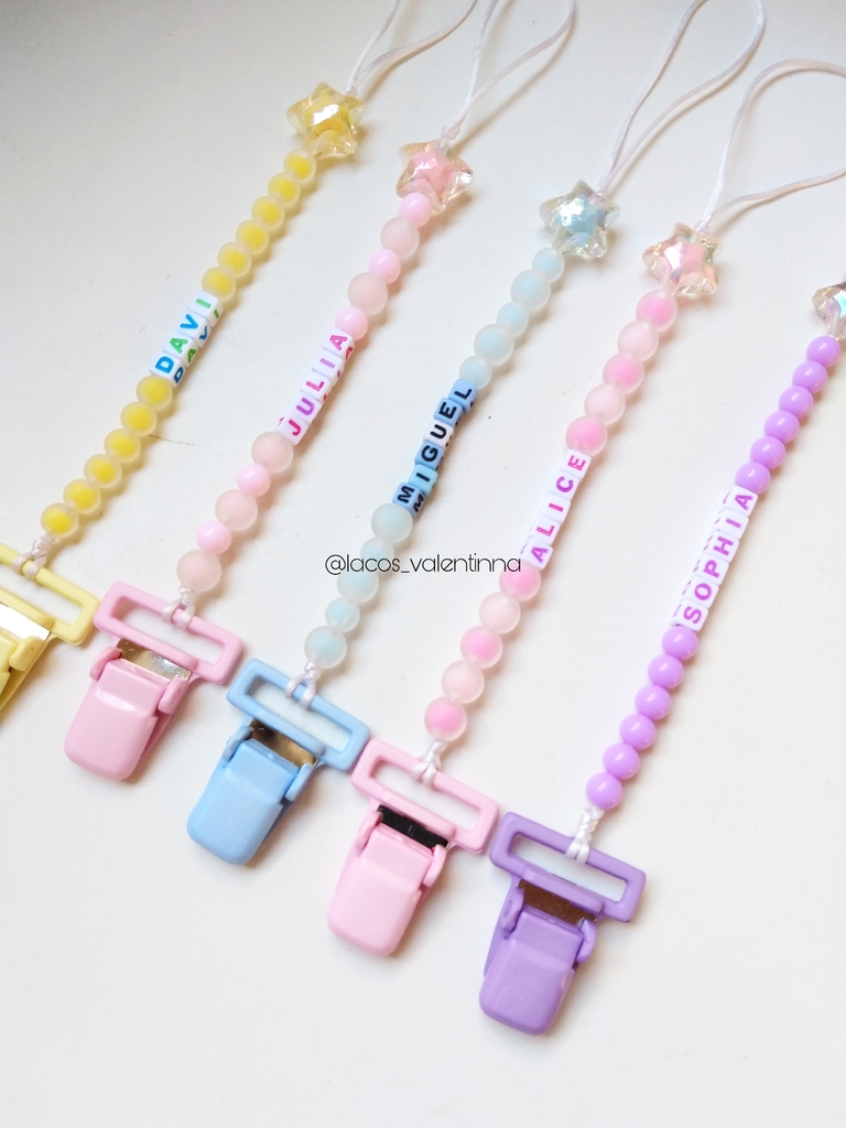 Prendedor de bico personalizado com nome Clearance