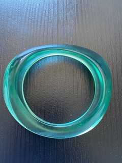bracelete/pulseira acqua torcida verde