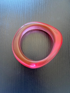 bracelete/pulseira acqua torcida rosa
