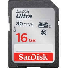 Cartão SanDisk SD 16Gb 80mb/s Ultra SDXC UHS -I