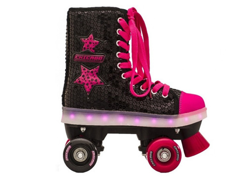 patines kossok chicago con luces led r05003 carga usb