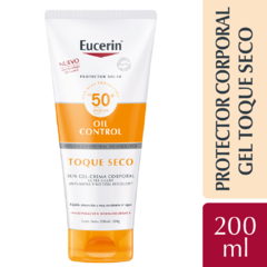 Eucerin Oil Control Corporal SPF 50 Toque Seco Gel-Crema - 200 ml