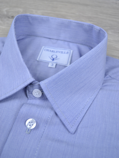 Camisa Manga Curta tricoline 100%algodão azul royal - comprar online