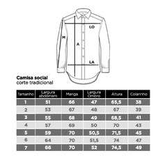 Camisa business marinho SEM BOLSO - Charleville Camisaria