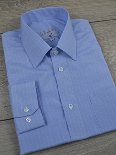 Camisa xadrez azul claro - comprar online