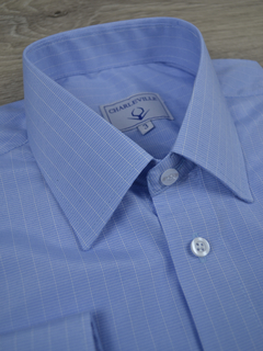 Camisa xadrez azul claro - Charleville Camisaria