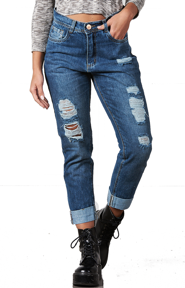 SLOUCHY, MOM CON ROTURA, RÍGIDO. TALLE 34 AL 46