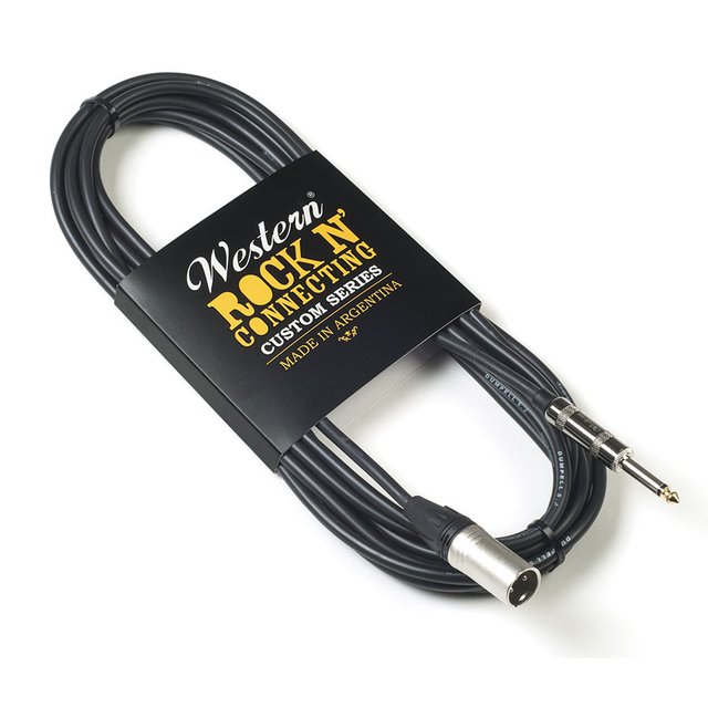 Western - Cable XLR Macho a Plug Mono (Código: CMP)