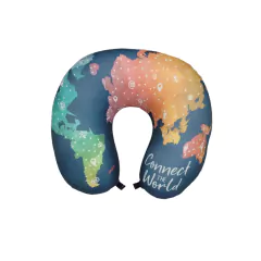 Cuello Viaje Viscoelástico Con Funda- Mapa Connect