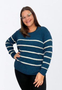 Sweater Boucle Rayas en internet