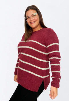 Sweater Boucle Rayas