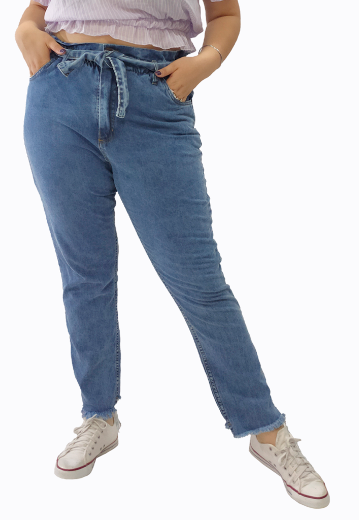 Jean Mom con Lazo - Comprar en Agrandaditas