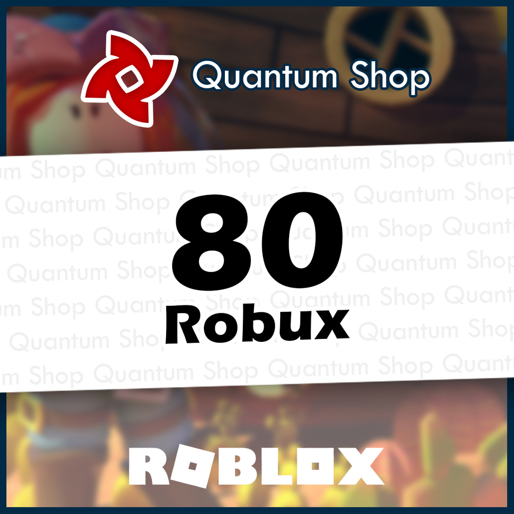 Promocao 80 Robux Comprar Em Quantum Shop Brasil - como comprar robux sem cartão de crédito