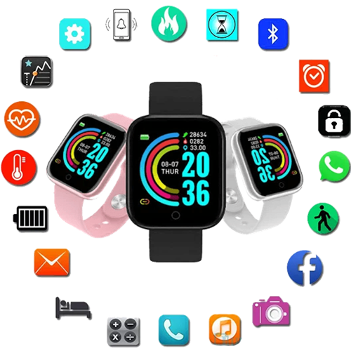smartwatch d20 com bluetooth