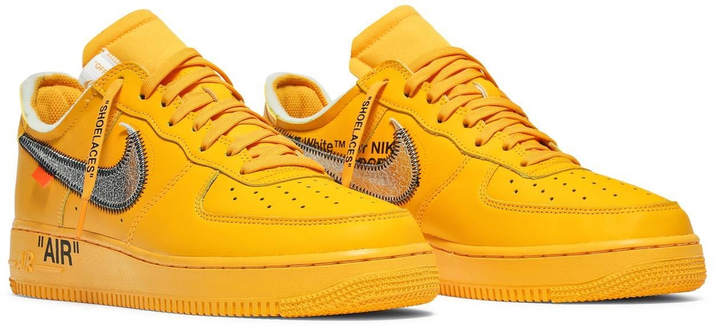 air force off white amarelo