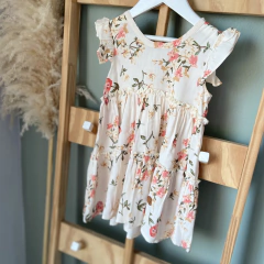 VESTIDO ANA FLOREADO NATURAL