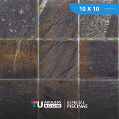 10x10 m2 - Simil Oxido Satinado Piscina / Pileta - Revestimiento / Cerámica