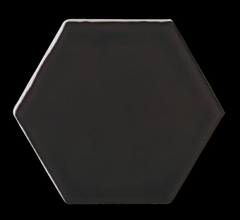 Cerámica Hexagonal 18x18 Color Negro ¡Por M2! en internet