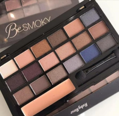 Paleta Sombras Ojos 18 Tonos + Primer! - Be Smoky - Ruby Rose Original en internet