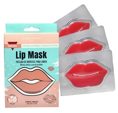 Pack x 3 Mascaras Hidrogel Para Labios Colageno/ Pepino Simple & Beauty