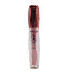 Labial Liquido Labios Nude- Real Matte Lips Pink 21 Original- Tono 3