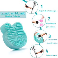 Limpia Brochas Maquillaje -2 En 1 - En Seco Y Humedo!  Aqua - comprar online