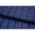Cortina Voil xadrez com forro de microfibra - L:4,50m - Azul royal - comprar online