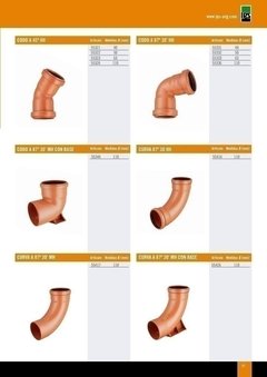 IPS CODO 87°30 110mm MH C/BASE DESAGÜE (Desagüe Cloacal) - tienda online
