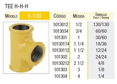 TE 90° 1 1/2' HHH EPOXI LATYN (Epoxi, Gas)