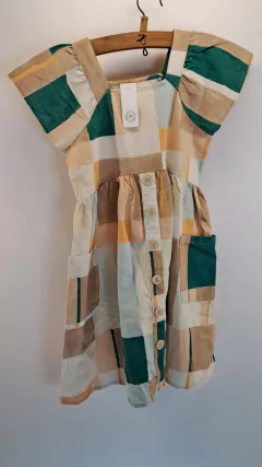 VESTIDO KIDS ZARA T9 CUADRILLE