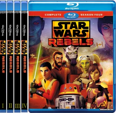 Star Wars Rebels (1 a 4) Temporada Completa Blu-ray Dublado Legendado