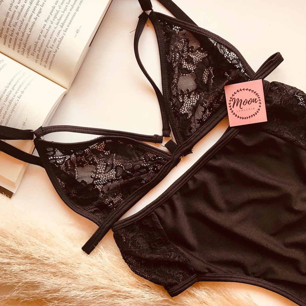 Oriana Negro ♡ - Comprar en Moon Lenceria