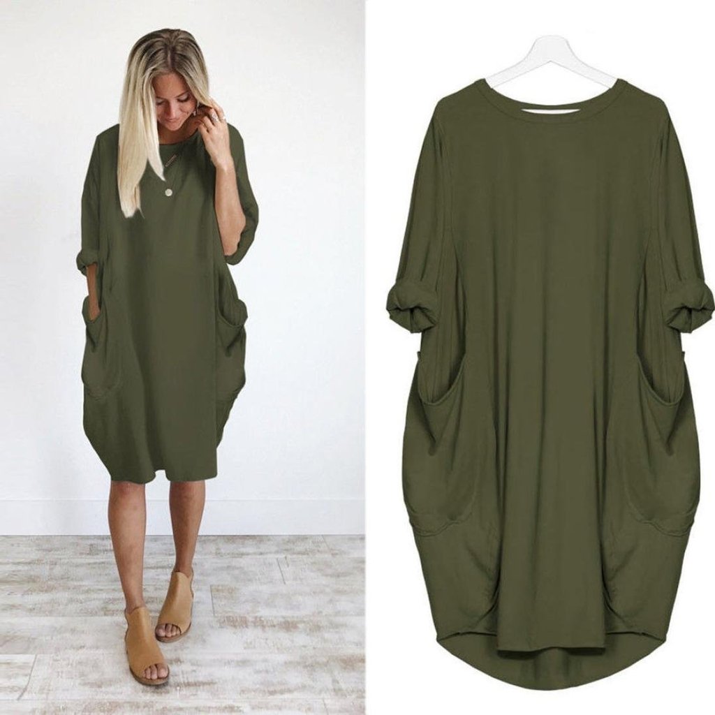 Vestido Otoño 2022 Moda Chic De Modal - Moda Chic