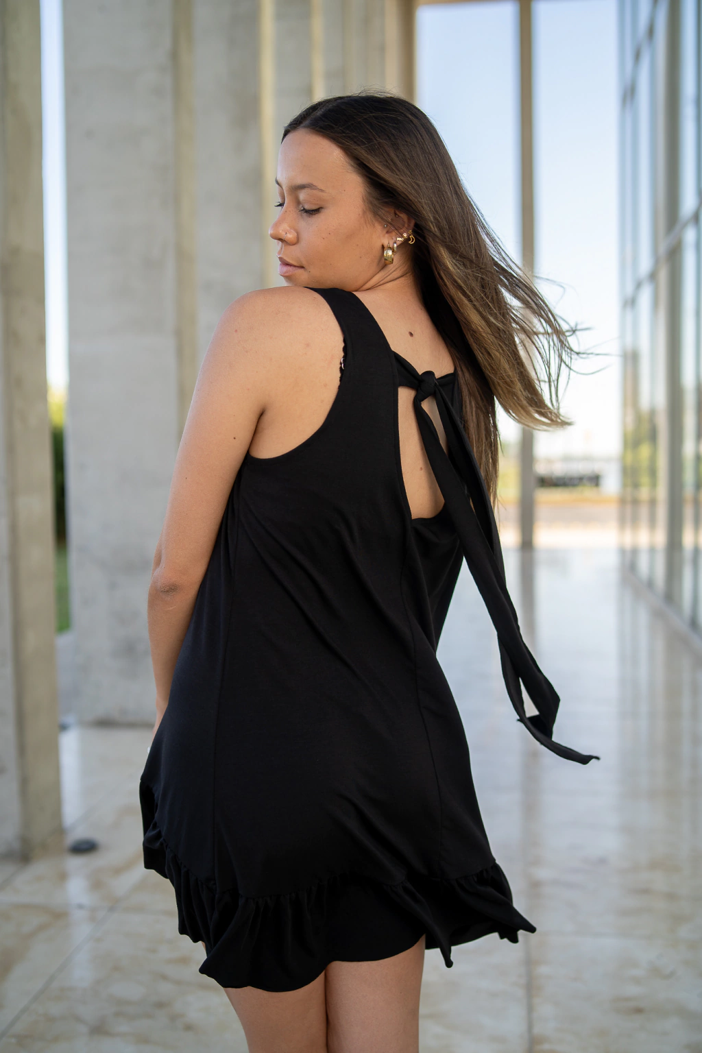 Vestido Euforia Negro 2020 Verano - Moda Chic